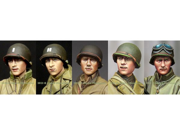 1/35 WWII 米 歩兵ヘッドセット #4