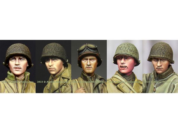 1/35 WWII 米 歩兵ヘッドセット #5
