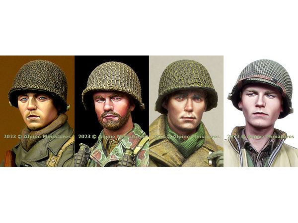 1/16 WWII 米 歩兵ヘッドセット #2