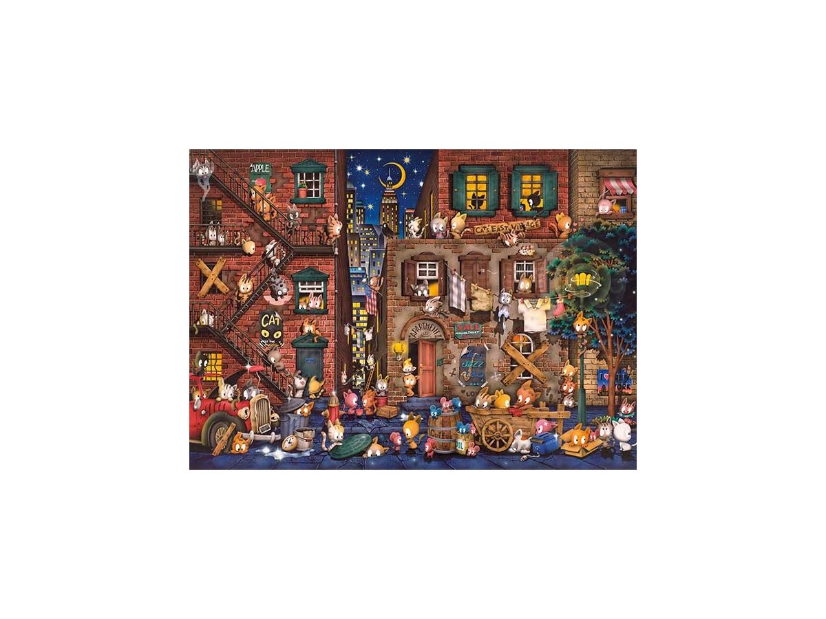 ジグソーパズル: ダウンタウン キャッツ 500P
