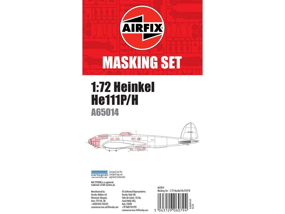 1/72 ハインケル He111 マスキングセット
