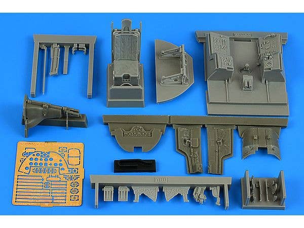 1/32 A-1H スカイレーダーコックピットセット (ヤンキー射出座席搭載機用) (トランぺッター用)