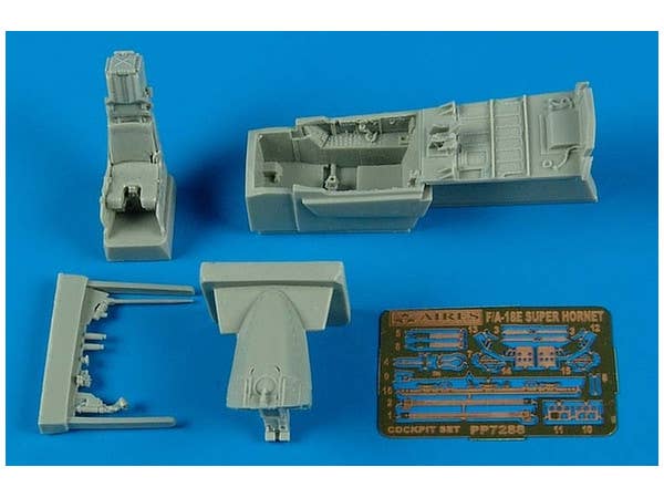 1/72 F/A-18E コックピットセット (ハセガワ用) | HLJ.co.jp