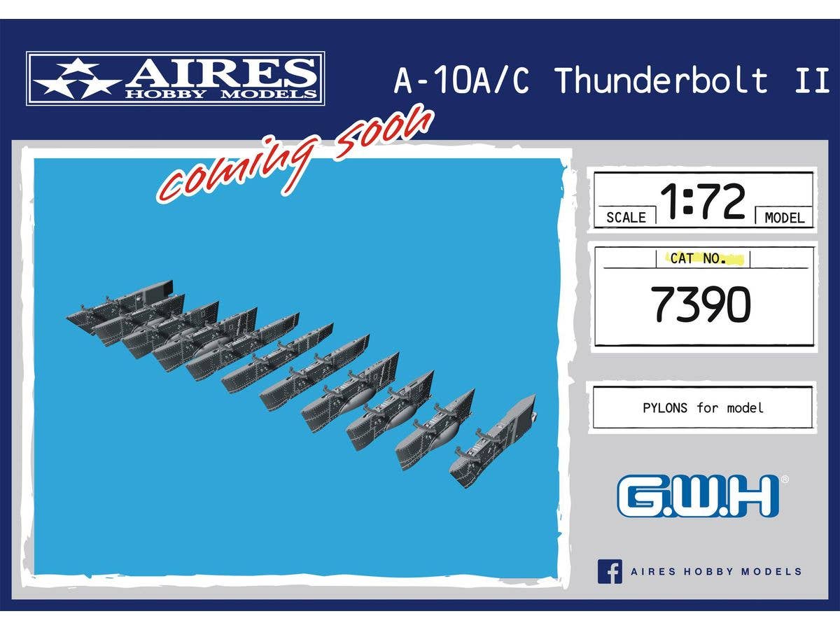 1/72 A-10A/C パイロンセット (グレートウォール用)