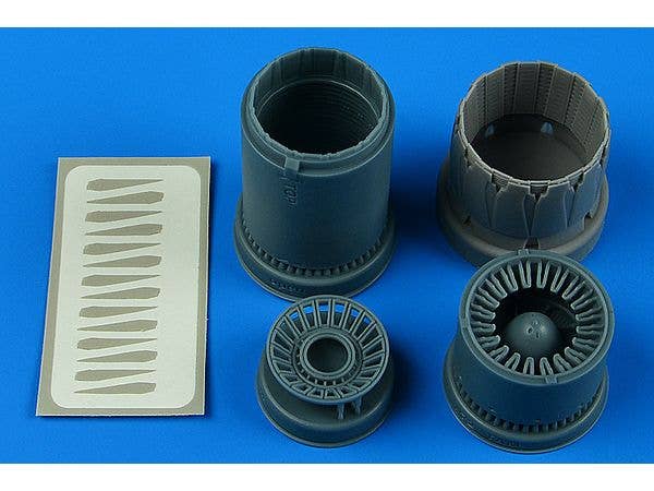 1/72 F-16CJ ブロック50 F110アフターバーナー (開状態、塗装マスクシール付) (タミヤ用)