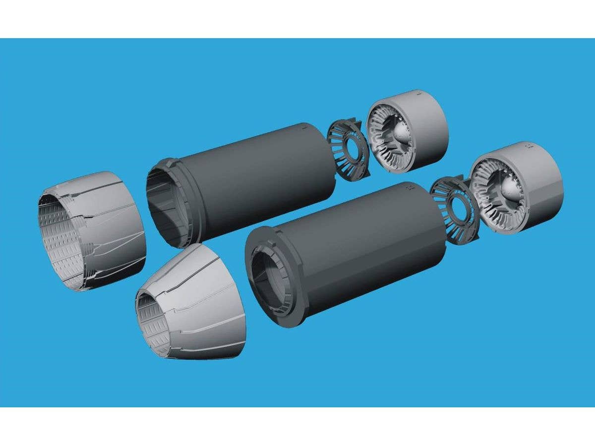 1/72  F-14D アフターバーナー (開・閉状態 x 各1入、塗装マスクシール付) (タミヤ用)