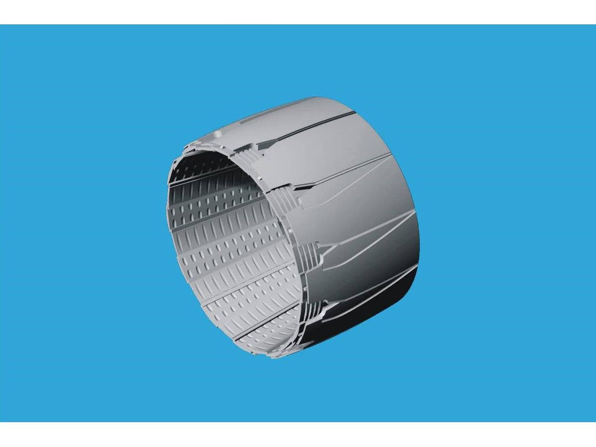 1/72  三菱 F-2A/Bエグゾーストノズル (開状態、塗装マスクシール付) (ファインモールド用)