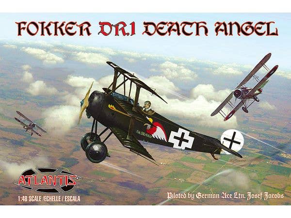 1/48 フォッカー DR.1 デス・エンジェル w/トレーディングカード