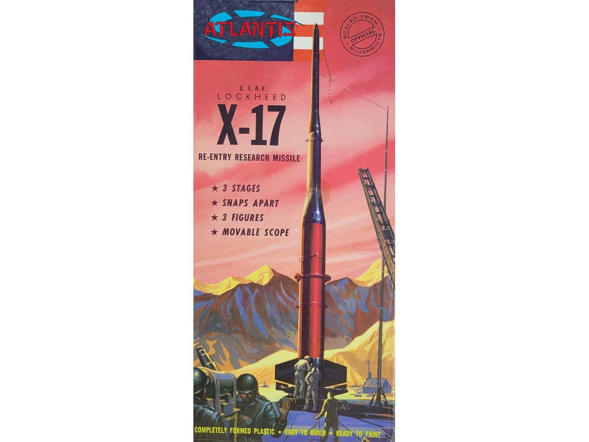 1/40 ロッキード X-17 大気圏再突入試験機