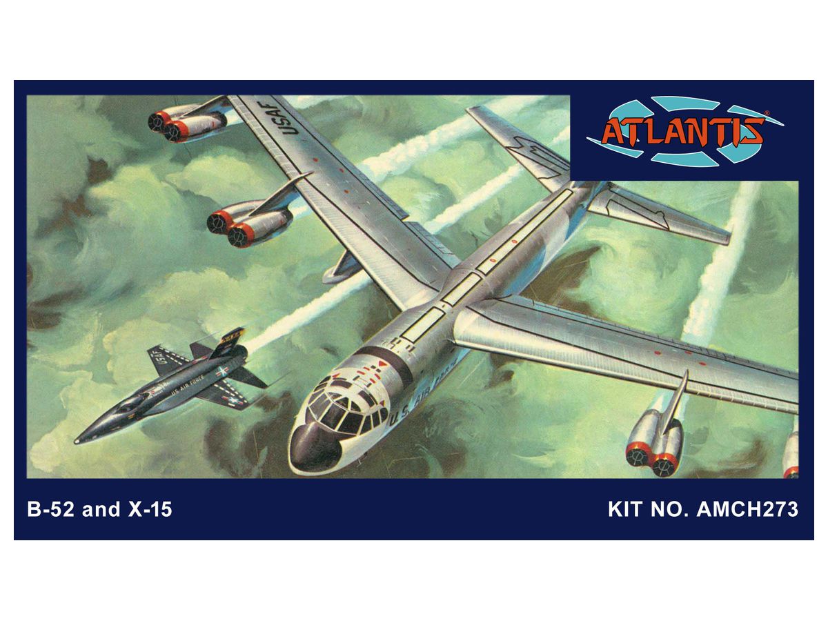 1/175 B-52 & X-15 w/スイベルスタンド (旧レベル)