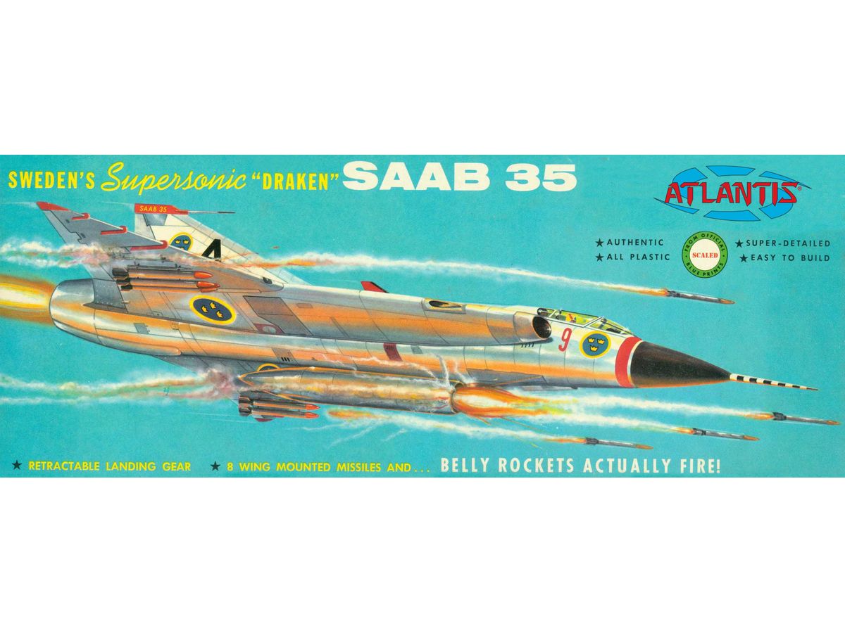 1/48 サーブ J-35 ドラケン超音速戦闘機