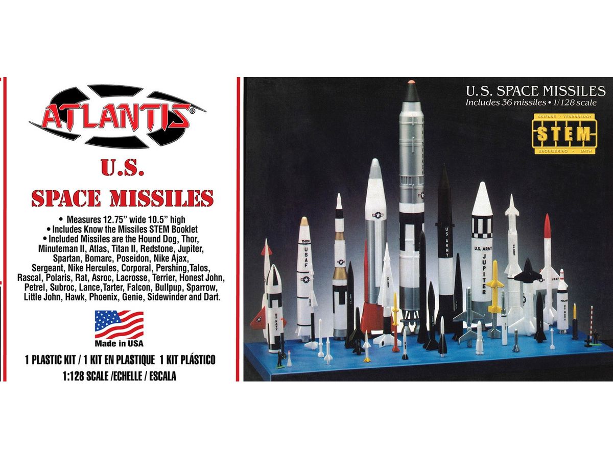 1/128 アメリカ スペースミサイル 36本セット
