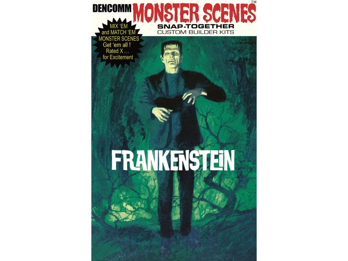 1/13 デンコム モンスターシーン: フランケンシュタイン グロー・イン・ザ・ダーク