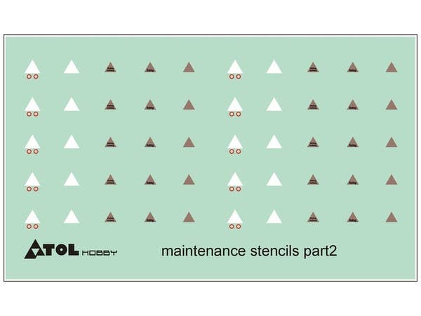 1/48 WW.II 独 航空機点検用デカール パート2