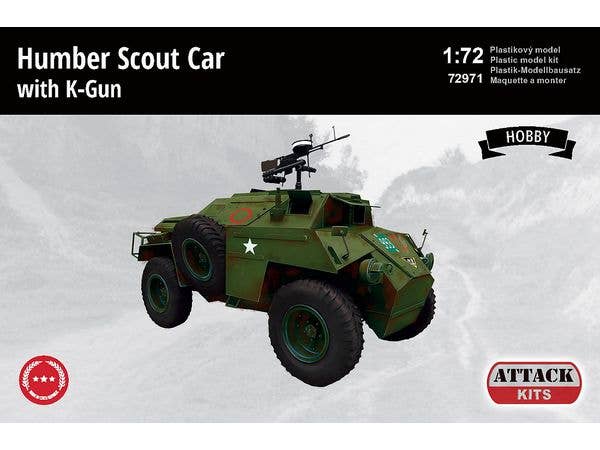 1/72 ハンバー装甲車w/ビッカースK 機関銃 (イギリス第79機甲師団・南アフリカ第6機甲師団)