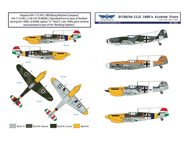 1/32 Bf109/HA-1112 1990年代 エアショースター