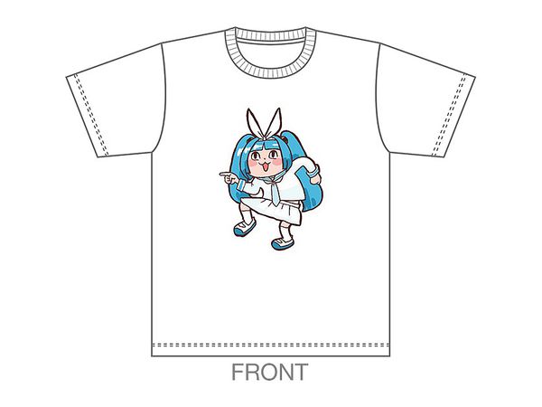 究極!ニパ子ちゃんＴシャツ [指さしニパ子 Ver.] (L)