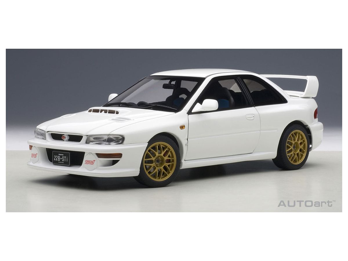 1/18 スバル インプレッサ 22B STi バージョン (ホワイト)