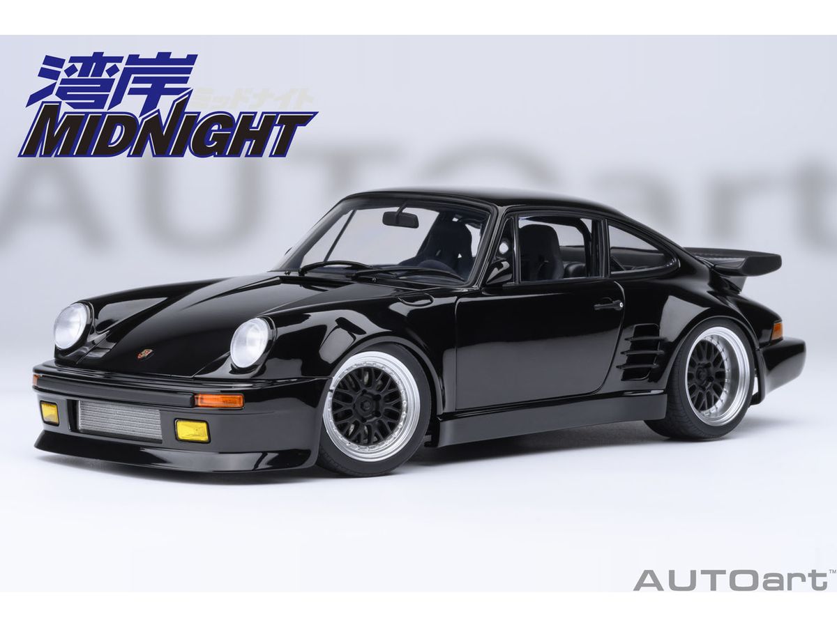 1/18 ポルシェ 911  (930) ターボ 湾岸ミッドナイト ブラックバード (第1巻仕様)