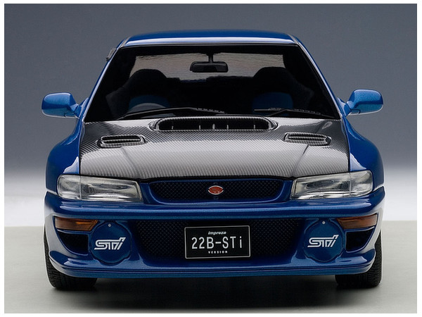 スバル インプレッサ 22B STi バージョン (ブルー/カーボンブラック・ボンネット)