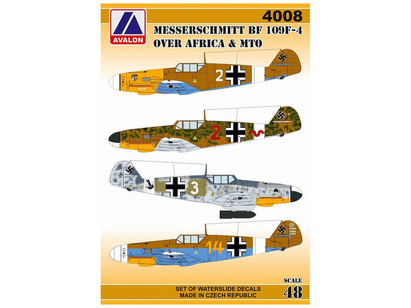 1/48 Bf109F-2&F-4 "北アフリカ&地中海"