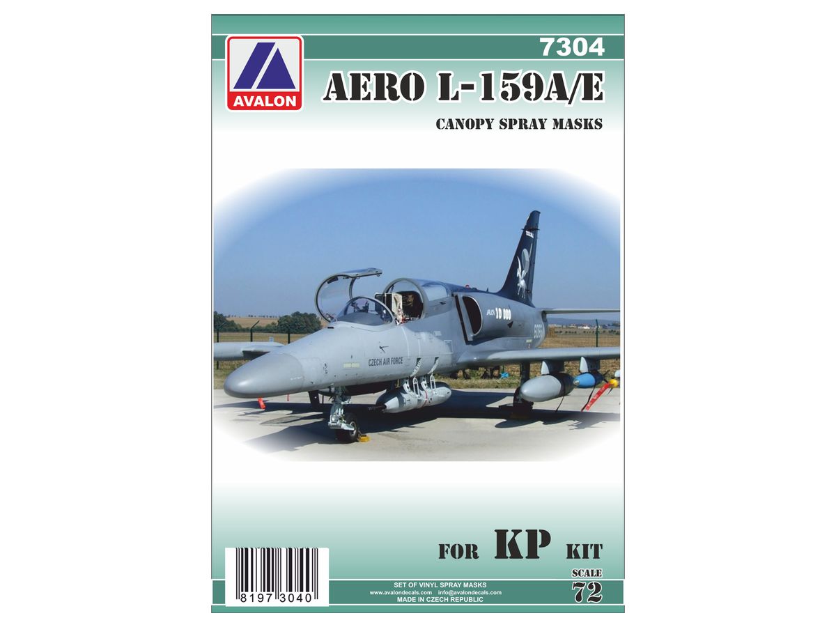 1/72 アエロ L-159A/E ALCA 塗装マスクシール (KPモデル用)