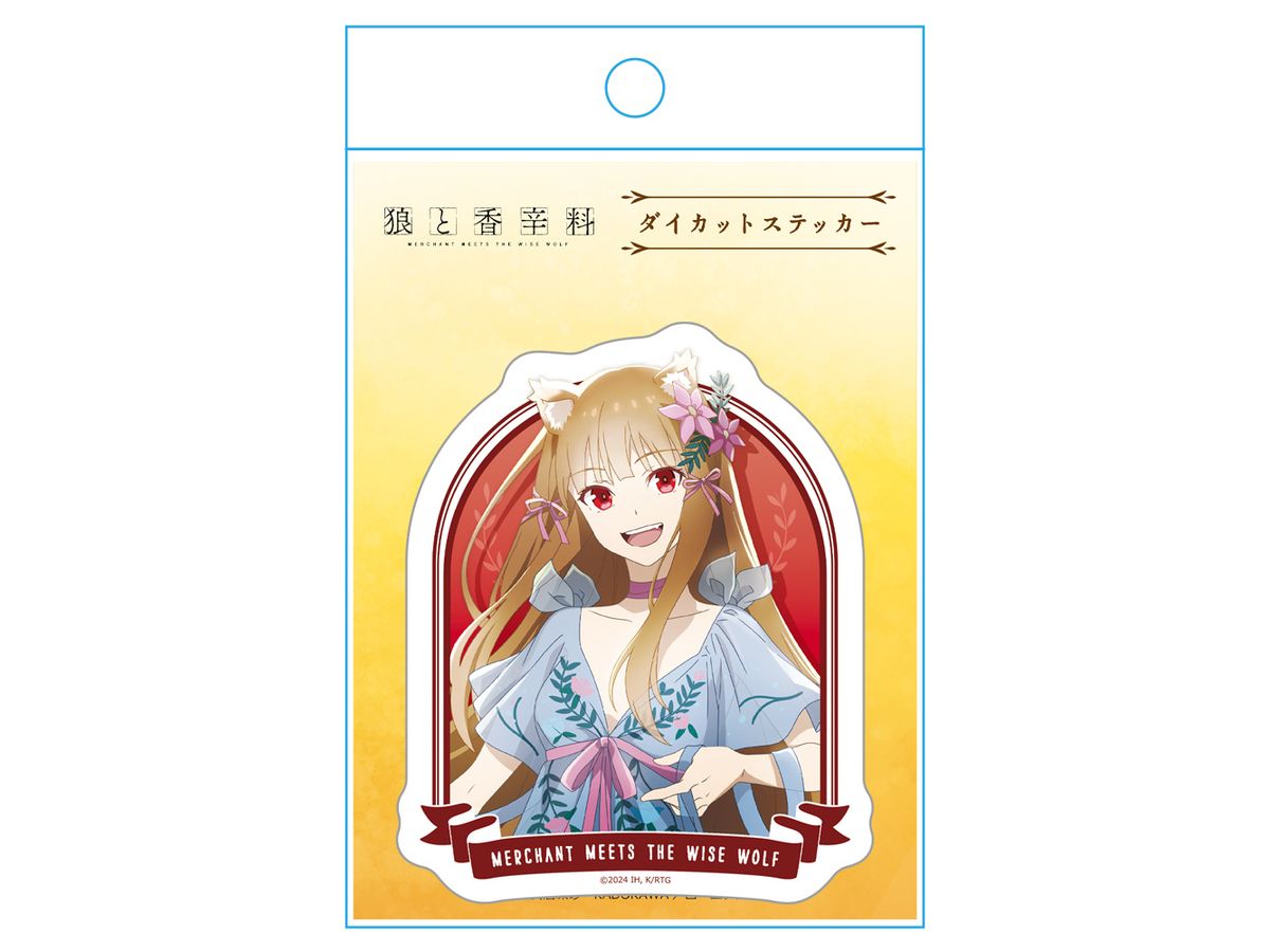 TVアニメ 狼と香辛料 MERCHANT MEETS THE WISE WOLF: ダイカットステッカー ホロ ドレスver.  (描き下ろし)