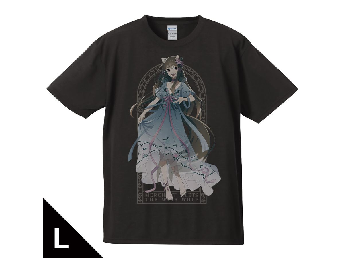 TVアニメ 狼と香辛料 MERCHANT MEETS THE WISE WOLF: Tシャツ ホロ ドレスver.  (描き下ろし) Lサイズ