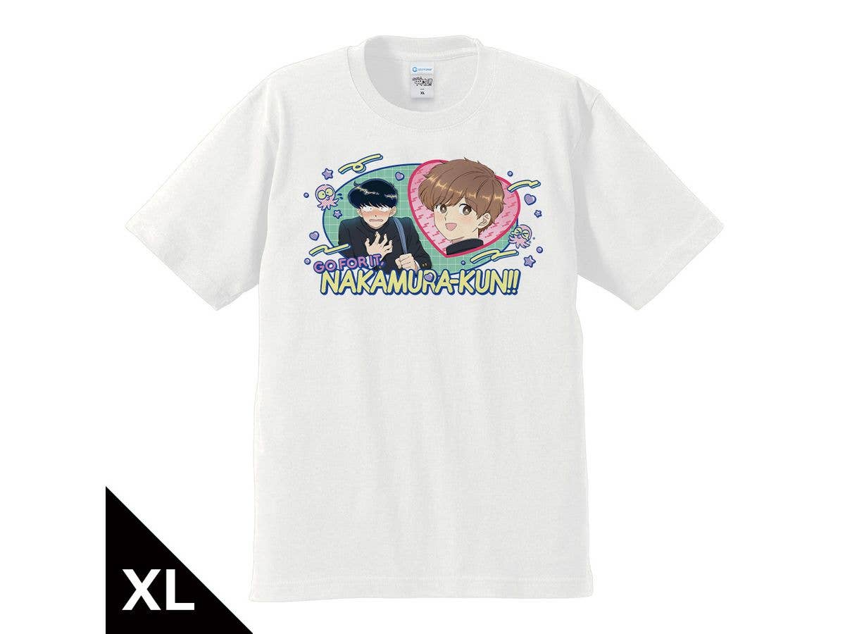 TVアニメーション ガンバレ!中村くん!!: Tシャツ 中村男久斗 & 広瀬愛貴 WHITEver. XLサイズ