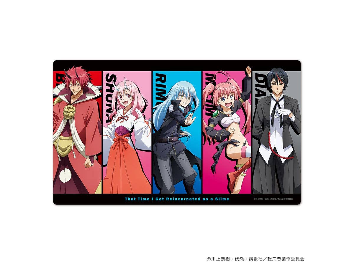 転生したらスライムだった件: キャラクターラバーマット ベニマル & シュナ & リムル & ミリム & ディアブロ