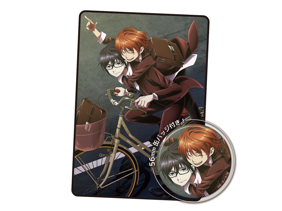 K SEVEN STORIES 缶バッジ付ブランケット