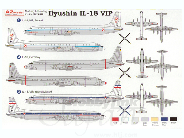 1/144 イリューシン IL-18D (VIP専用機)