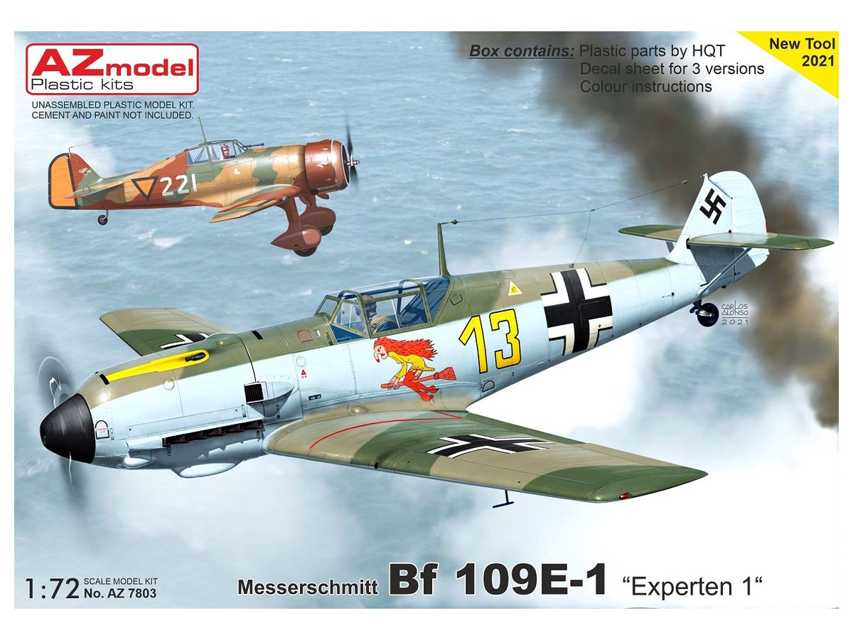 1/72 Bf109E-1 エースパイロット1