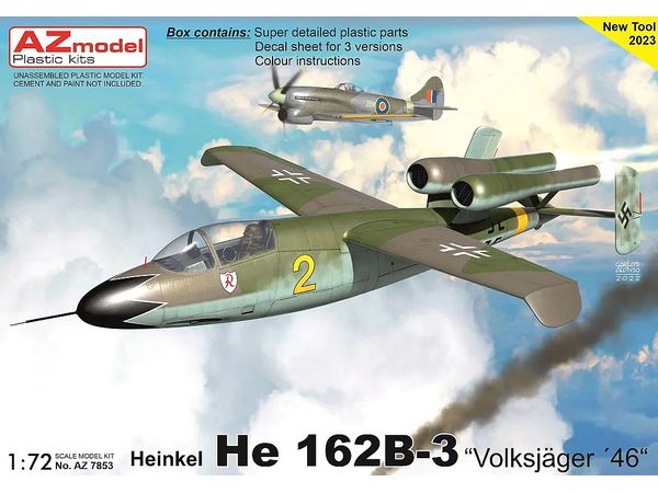 1/72 He162B-3 フォルクスイェーガー 1946年