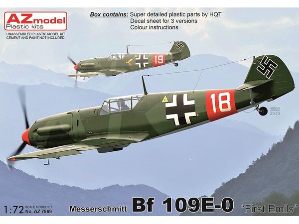 1/72 メッサーシュミット Bf109E-0 ファーストエミール