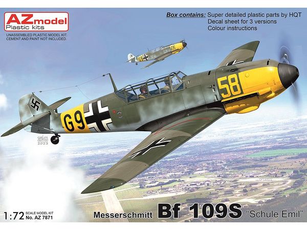 1/72 メッサーシュミット Bf109S 航空学校エミール