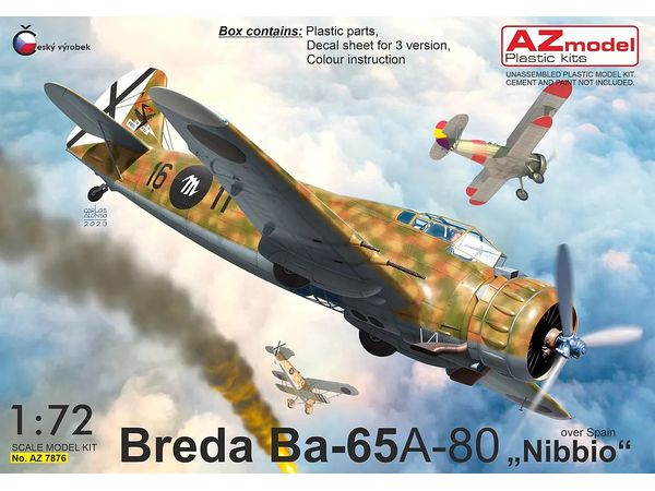 1/72 ブレダ Ba-65A-80 スペイン上空