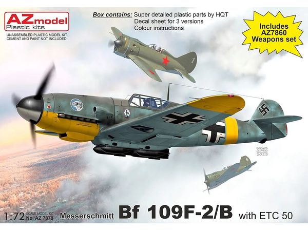 1/72 Bf109F-2/B w/ETC 50 爆弾架