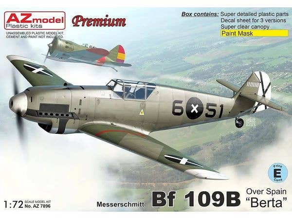 1/72 Bf109B スペイン上空