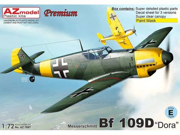 1/72 Bf109D ハルトマン