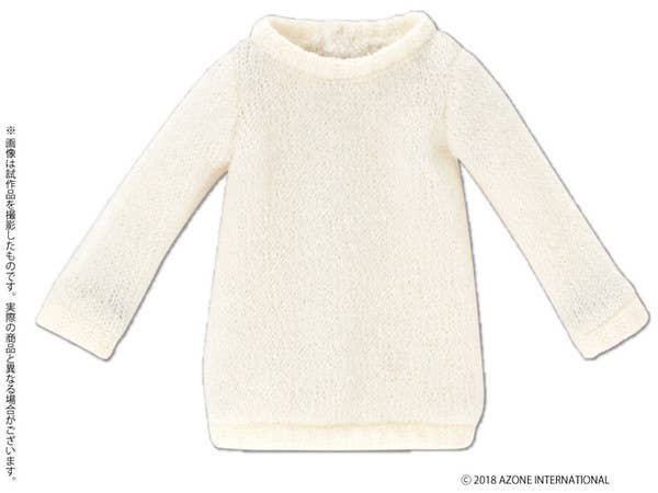 ピュアニーモXS オーバーサイズニットトップス ホワイト