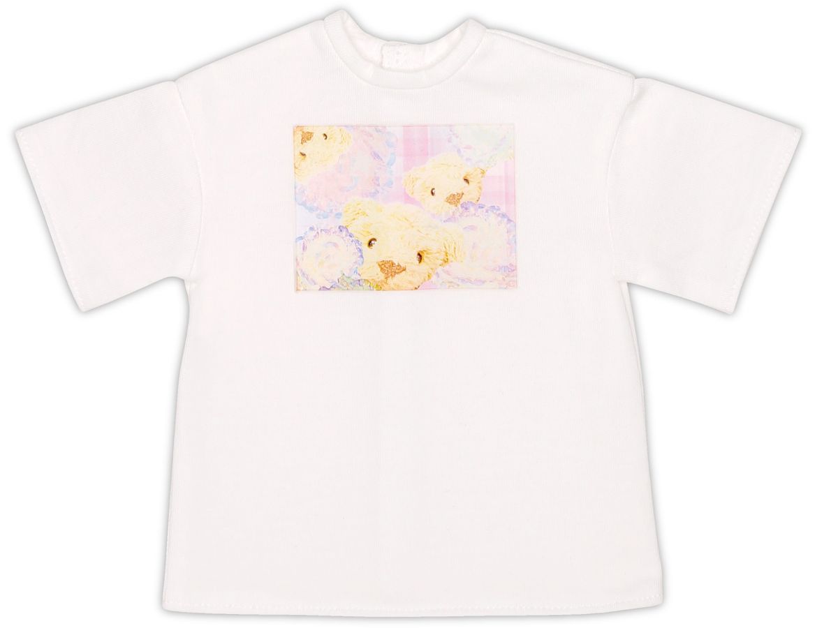 1/3 AZO2 ビッグシルエットTシャツ Photo art ホワイト x クマ