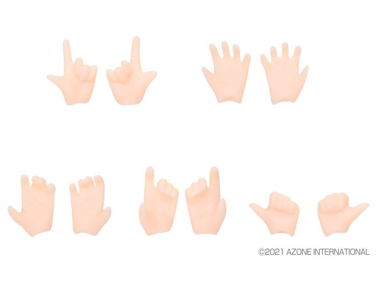 1/12 ピコニーモ ハンドパーツ B ホワイト