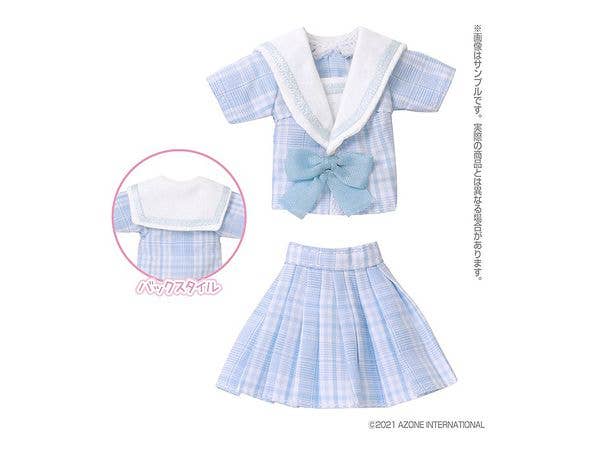 1/12 チアフル セーラー服 Set ライトブルーチェック
