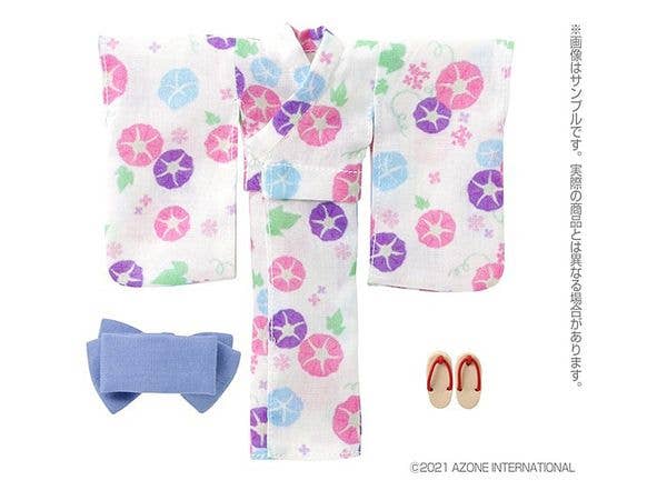 1/12 浴衣 Set -朝顔と乙女- 月白色