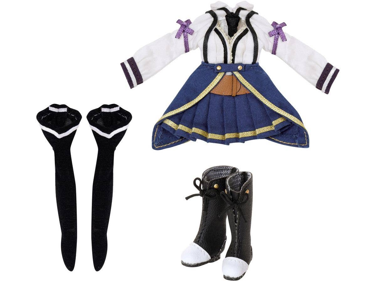 1/12 アサルトリリィ 御台場女学校/鈴木因 衣装set 白x青