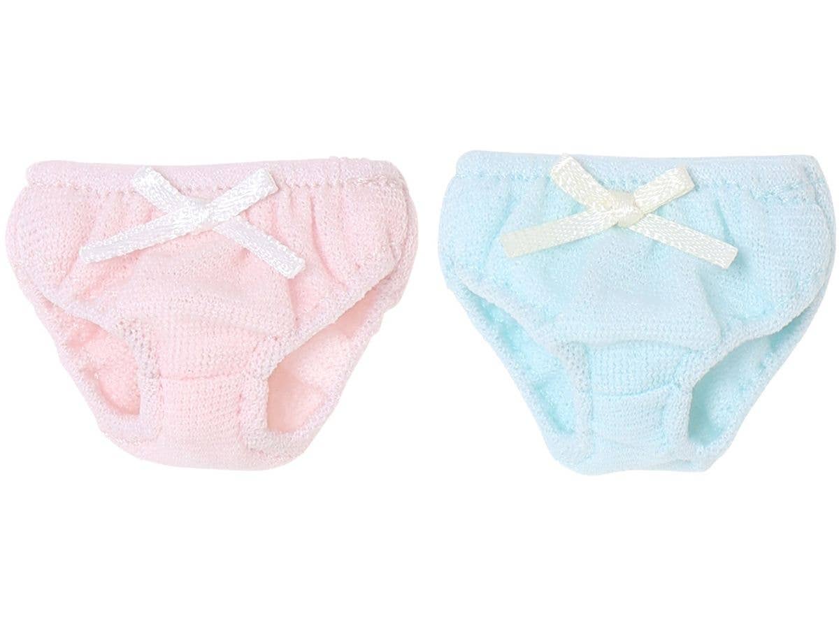 1/6 PNS リボンニットショーツset ピンクxホワイト・ブルーxイエロー