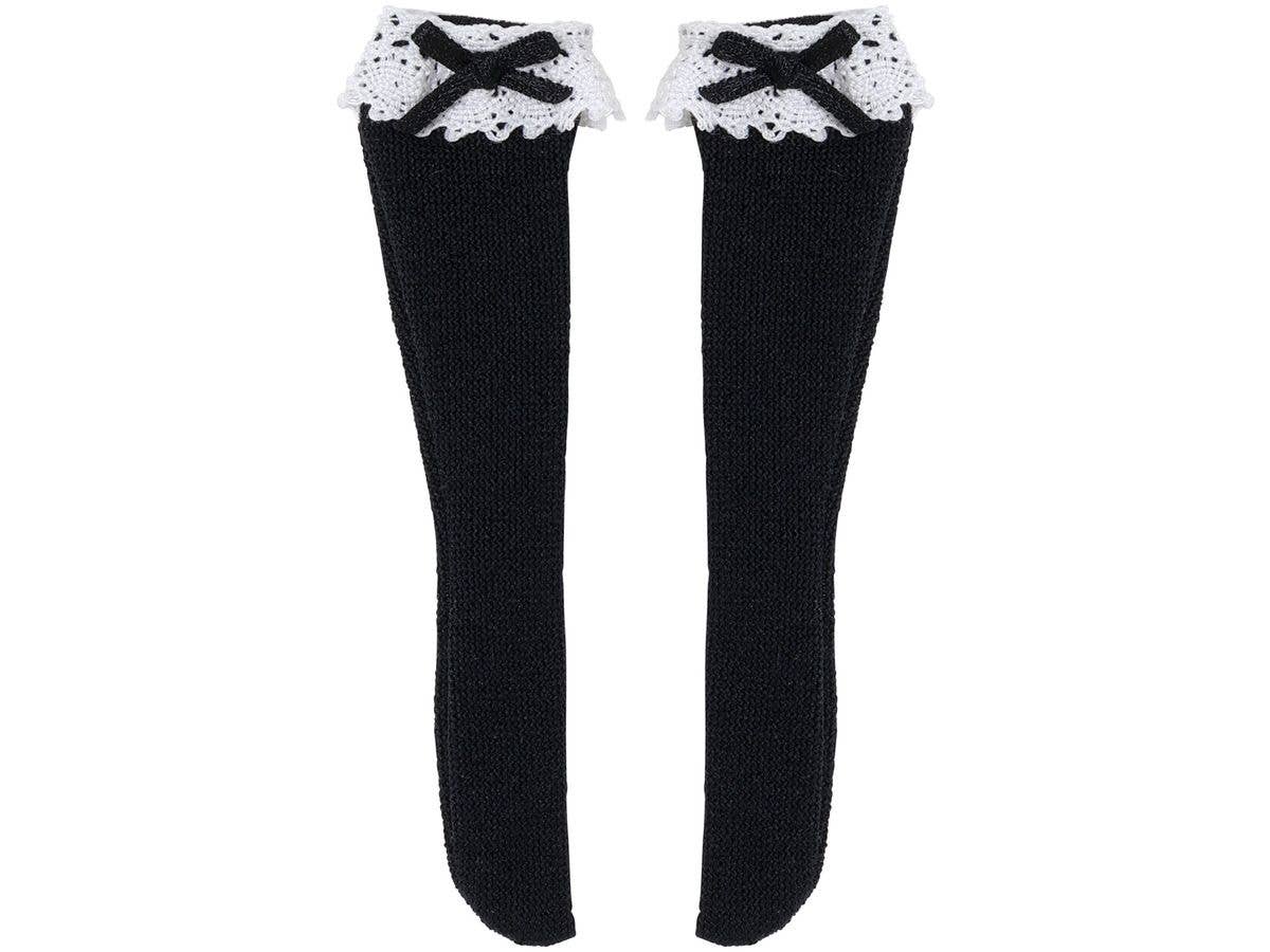1/6 PNS ロリータハイソックスII ブラックxホワイト