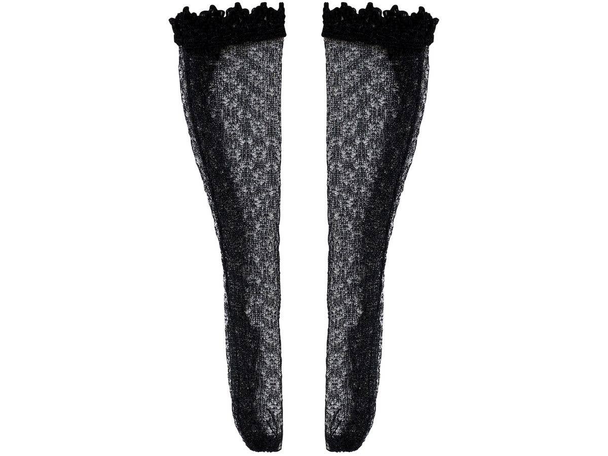 1/6 PNS レースシースルーソックス ブラック