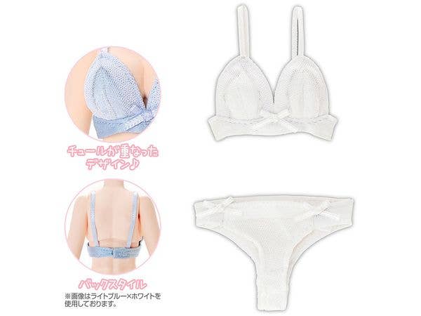 1/6 Q'z オーバーチュールブラ&ショーツset ホワイトxホワイト
